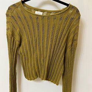 Billabong Olive Green Knit Sweater